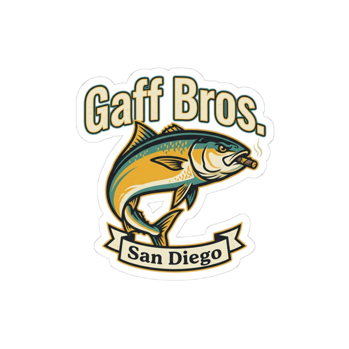 Gaff Bros. Classic Vinyl Stickers